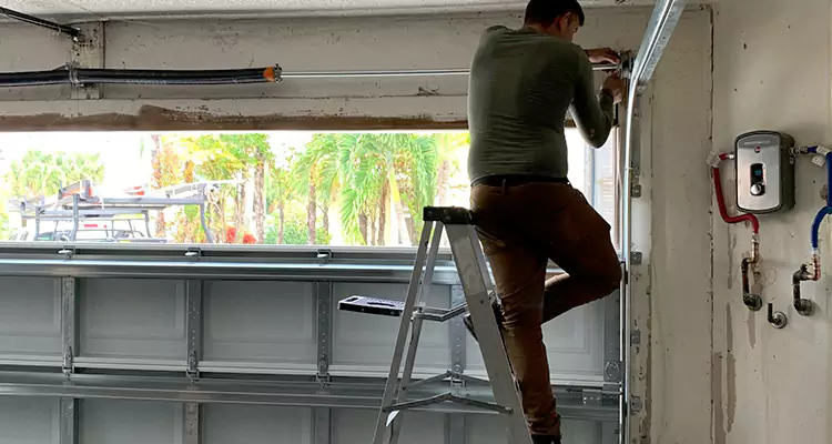 Garage Door Tension Spring Replacement in Greenacres, FL