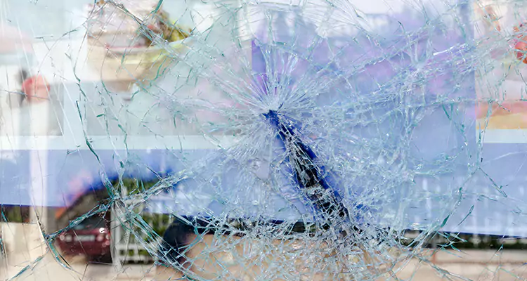 Cracked Glass Balcony Door Repair in Greenacres, FL
