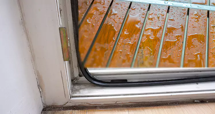 Water Leaking Wooden Patio Doors Repair in Greenacres, FL